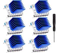 Youmile 6 pezzi TMC2208 V1.2 Modulo driver motore passo-passo stampante 3D regolabile con cacciavite per dissipatore di calore per schede madri controller stampante 3D Reprap MKS Prusa i3 Ender-3 Pro