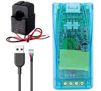 Youmile AC 80-260V 100A PZEM-004T Modulo multimetro Misuratore di tensione di corrente Modulo di test corrente di ampere con trasformatore split-core TTL, trasformatore di corrente, cavo USB