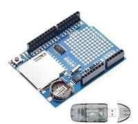 Youmile Data Logger Modulo Data Recorder DS1307 Logging Shield Scheda Data Logger, con lettore di schede SD, per scheda SD per Arduino UNO
