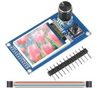 Youmile Encoder rotativo EC11 + display TFT a colori da 1,8 pollici Modulo integrato ST7735S Interfaccia SPI 128 x 160 RGB con pulsante di commutazione, con cavi di collegamento con connettore a pin