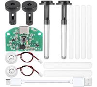 Youmile Modulo di atomizzazione Umidificatore Modulo doppio spray USB Umidificatore 740 fori 5μm Atomizzatore microporoso con staffa umidificatore tampone di cotone Tipo-c Cavo USB