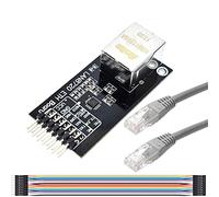 Youmile modulo LAN8720 Smart Electronics Modulo LAN8720 Ricetrasmettitore Ethernet con cavo di rete CAT5 da 1 m Cavo DuPont per Arduino fai da te