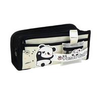 YOUNAFEN Astuccio multifunzionale con panda astuccio per cancelleria, astuccio per penne e matite, organizer per cancelleria per scuola e ufficio