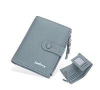 YOUNAFEN Donne Brevi Portafogli Trifold Portamonete Cambiamento Tasca Porta Carte di Credito con Cerniera per Ragazze Teen Soldi Portatile per Ca, Verde, as pics show