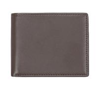 YOUNAFEN Elegante e sottile portafoglio corto da uomo porta carte di credito blocco portafogli bifold stile semplice portamonete regalo aziendale, Caffè, as pics show