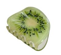 YOUNAFEN Fermaglio per capelli a forma di frutta, fiore di verdura, per capelli spessi, per donne, forte tenuta, circa 5 cm di lunghezza