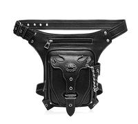 YOUNAFEN Marsupio in stile steampunk, stile gotico, in pelle, a tracolla, per coscia e gamba