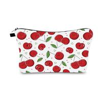 YOUNAFEN Organizer per trucchi con motivo floreale, elegante e pratico astuccio per cosmetici