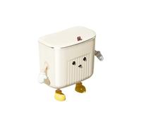 YOUNAFEN Pattumiera da parete con coperchio, cestino per rifiuti in stile cartone animato, da appendere alla cucina, bidone della spazzatura