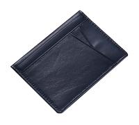 YOUNAFEN RFIDBlocking Porta carte di credito Bifold Pocket Wallet Multi-Slot Portafoglio per donne uomini titolare della patente di guida, Blu reale, 8.5*10.5*0.5CM