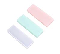 YOUNAFEN Set di astucci in PP opaco multiuso Matita Premium PP per custodia semplice ed elegante matita trasparente per custodia studenti Staion astuccio trasparente per bambini studenti