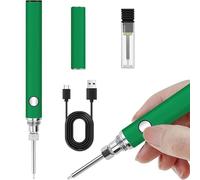 YOUNEEDFUL Kit bruciatore di filo ricaricabile, strumento per bruciare fili per lavoro a maglia e perline, per artigianato in pelle, cucito, tessitura e stringatura, perline, tavola di legno