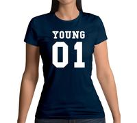 Young 01 - Maglietta Donna - Fan Di Canto D'Amore Concerto Disordinato Leggero