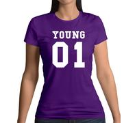 Young 01 - Maglietta Donna - Fan Di Canto D'Amore Concerto Disordinato Leggero