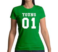 Young 01 - Maglietta Donna - Fan Di Canto D'Amore Concerto Disordinato Leggero