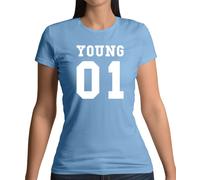 Young 01 - Maglietta Donna - Fan Di Canto D'Amore Concerto Disordinato Leggero