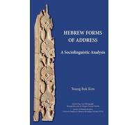 Young Bok Kim Hebrew Forms of Address (Copertina rigida)