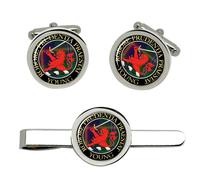 Young Clan Scozzese Gemelli E Fermacravatta Set