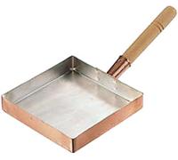 YOUNG & DANGEROUS Padella per Tamagoyaki/ Omelette Pan, 15 x 15 x 3,5 cm, Rame, Gold