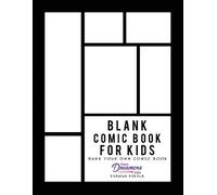 Young Dreamers Press Blank Comic Book for Kids (Tascabile) Blank Story Books
