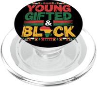 Young Gifted & Black Africa Mappa Orgoglio Panafricano PopSockets PopGrip per MagSafe