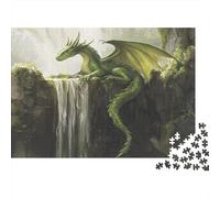 Young Green Drago|CasGattoa| Puzzle Divertenti Per Tutta La Famiglia 1000pcs (75x50cm) Adulti