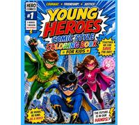 YOUNG HEROES -COMIC STYLE COLORING BOOK FOR KIDS