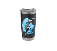 Young Justice Splatter Art Aqualad Logo Bicchiere termico in acciaio inox doppia parete