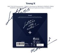 Young K 1° album completo lettere con note Digipack CD+P.Book+2p card+poster+...