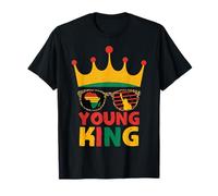 Young King African American Black History Juneteenth Maglietta