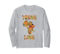 Young King Mappa Africa Pattern Kente Orgoglio Afro Heritage Maglia a Manica