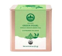 Young Mountain Tea, Organico Verde Perle Tè, 12 Sacchetti