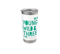 Young Wild and Three Bicchiere termico in acciaio inox doppia parete