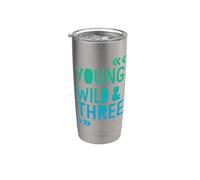 Young Wild and Three Bicchiere termico in acciaio inox doppia parete