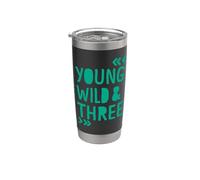 Young Wild and Three Bicchiere termico in acciaio inox doppia parete
