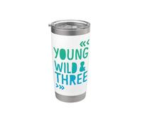 Young Wild and Three Bicchiere termico in acciaio inox doppia parete