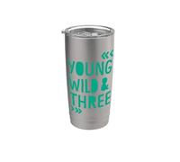 Young Wild and Three Bicchiere termico in acciaio inox doppia parete