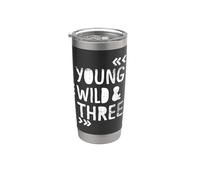 Young Wild and Three Bicchiere termico in acciaio inox doppia parete