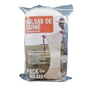 Young Wild Hunters Borse da trasporto per carne da caccia, 180 cm x 85 cm, 100% cotone, confezione da 2, bianco, Borsa da trasporto da caccia