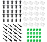 Young Wolf 20 set di clip per minigonne laterali e strisce di finitura compatibili con BMW 3er E32/E36/ E46/ E90/ E91 OE:51711932996 5111874185