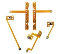 Young Wolf 5 in 1 ZL ZR L SL SR Button Key Ribbon Flex Cable Replacement Part Compatibile con Nintendo Switch NS Joy Con Controller Set