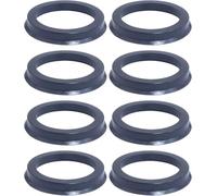 Young Wolf 8x Anelli Centrali per Hub 73,1mm OD a 57,1mm ID per Cerchi con Foro Centrale da 73,1mm e Veicoli con Foro Hub da 57,1mm