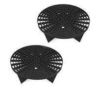 Young Wolf - Kit per la pulizia dell’auto con 2 protezioni in plastica per secchio rimovibili; filtri per secchio rimovibili (nero, 23 cm)