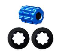 Young Wolf Set di 2 tappi di regolazione per pedivella per bicicletta, con strumento, compatibili con Deore/XT/SLX/XTR105/UT/DA M20, viti di copertura guarnitura e dadi