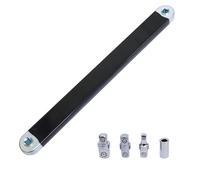 Young Wolf Set di estensori per chiavi a cricchetto con estensione offset con adattatori quadrati da 1/2", 1/4", 3/8", strumento a cricchetto a zero gradi, set di chiavi tozze universali per auto