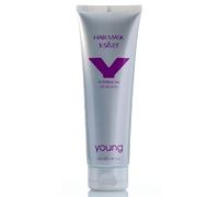 Young Y-SILVER Hair Mask - Maschera per capelli ideale per la cura di capelli biondi, decolorati e con mèches, 150ml