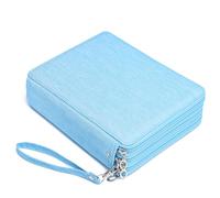 YOUNGCOL 120 slot colorato matita caso titolare grande capacità colore matita organizzatore Storage (blu)