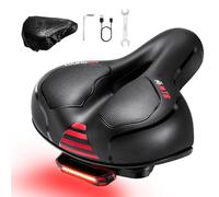 YOUNGDO Sella Bici Comoda, Sella Bici con Luce Posteriore