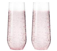 Youngever 16 Pacchetti Flute da Champagne Infrangibile 200ML, Flauti di Plastica per Champagne
