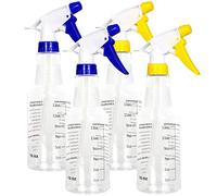 Youngever 2 Pacchi 500ML Bottiglie Spray di Plastica Vuote, Bottiglia a Spruzzo per Capelli e Soluzioni di Pulizia, 2 Colori Assortiti